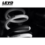 LEYO lowering springs – Golf R Mk7 – close-up of spring coil with LEYO logo and MQB (R) label - LEYO Thumbnail