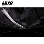 LEYO catless downpipe – Golf R Mk7 – front pipe fitted under the car - LEYO Thumbnail