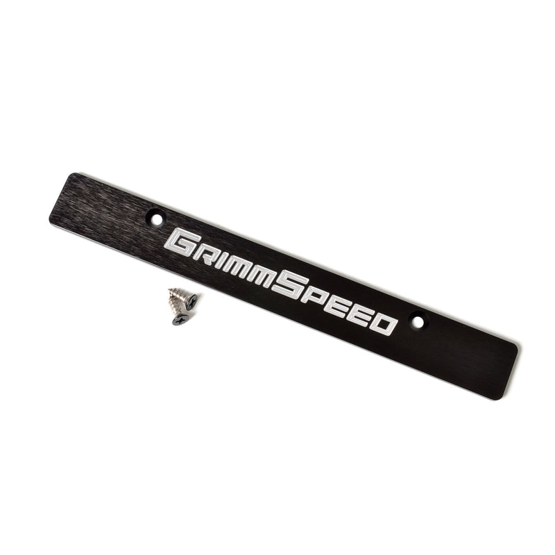 GrimmSpeed Front License Plate Delete - 2006-14 Subaru Impreza/WRX/STI, 2022+ Subaru BRZ, 2022+ Toyota GR86 - GrimmSpeed