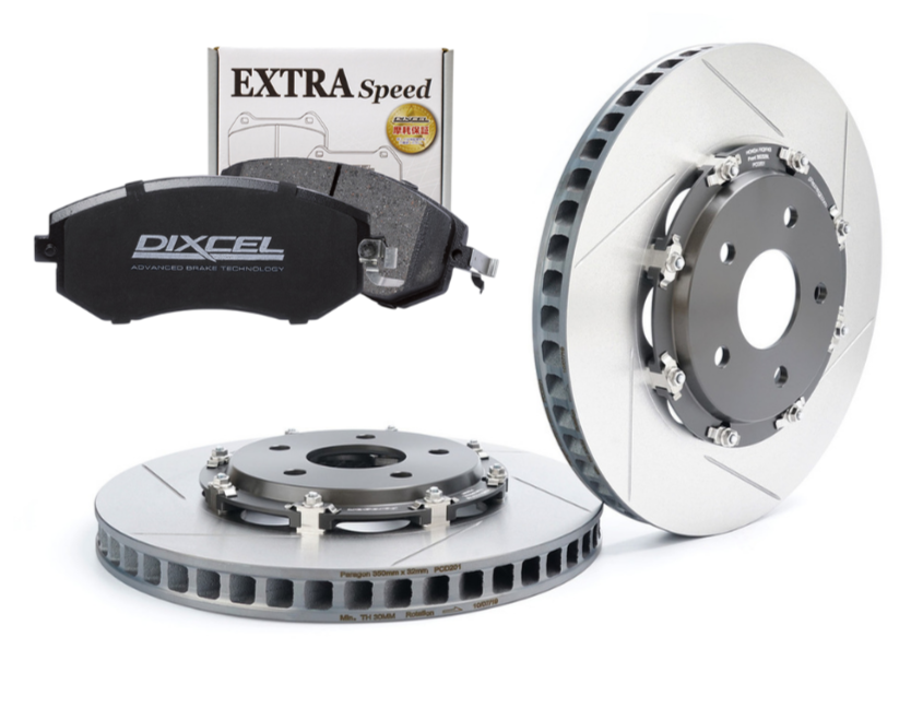 Paragon 2-Piece Front Rotors + Dixcel ES Type Brake Pads – Ford Focus RS Mk3 – 350 x 25mm - Chicane Australia