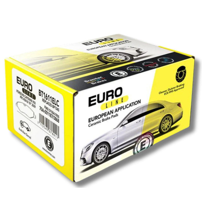 Bremtec Euroline Ceramic+ Front Brake Pads – VW Golf R Mk8, VW Tiguan R, Audi S3 8Y - Chicane Australia