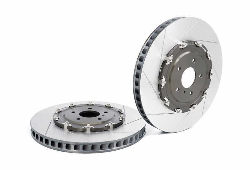 Paragon 2-Piece Front Brake Rotor Pair - Nissan GT-R R35 CBA - Stock Size - 2008-2011 GT-R / GT-R SpecV - 380x34mm - Chicane Australia - Paragon