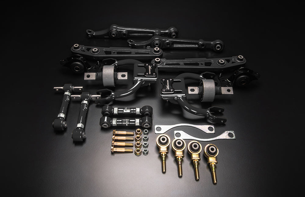 HARDRACE Suspension Package - Honda CRX Del Sol (EG1/EG2) / Integra (DC2) / Civic (EG/EH/EJ) - Hardened Rubber - Black