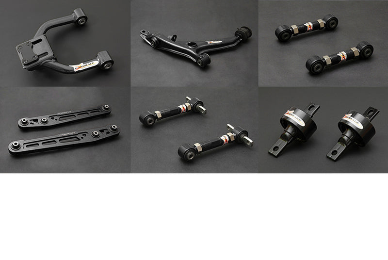 HARDRACE Suspension Package - Honda Civic (EK/EJ/EM1) - Hardened Rubber - Black - HARDRACE