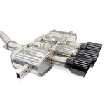 Invidia Q300 Valved Cat Back Exhaust - Honda Civic Type R (FL5) - Straight Cut Black Tips - Invidia Exhausts Thumbnail