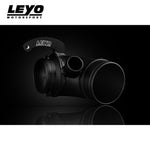 LEYO high flow turbo inlet elbow – black elbow on its own, side view - LEYO Thumbnail
