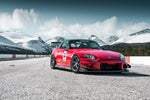 Red Honda S2000 on Titan 7 T-S5 forged wheels in Satin Titanium - Titan7 Thumbnail