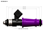 Injector Dynamics ID1300 XDS injector, 60mm body with 14mm top and 14mm bottom o-rings - Injector Dynamics Thumbnail