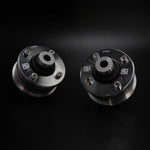 Suspension Secrets solid front control arm bushes, pair on a black background - Suspension Secrets Thumbnail