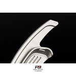 LEYO S tronic billet paddle extension V2 – silver paddle edge close-up - LEYO Thumbnail