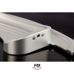 LEYO S tronic billet paddle extension V2 – silver paddle mounting screws close-up - LEYO Thumbnail