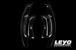 LEYO billet paddle shift extensions – Mercedes-Benz – black pair with LEYO logo - LEYO Thumbnail