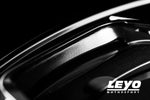 LEYO billet paddle shift extensions – Mercedes-Benz – machined edge macro with LEYO logo - LEYO Thumbnail