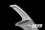 LEYO Gen 2 billet paddle shift extensions – Golf GTI/R Mk7 – single silver paddle side profile - LEYO Thumbnail