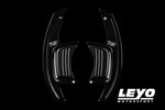 LEYO S tronic V4 paddle extension – pair of black paddles, front view - LEYO Thumbnail