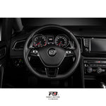 LEYO Sportline paddle shift extensions – black pair fitted to VW steering wheel - LEYO Thumbnail
