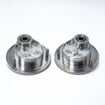 Suspension Secrets Stage 2 rear top mount camber plates, pair on a white background - Suspension Secrets Thumbnail