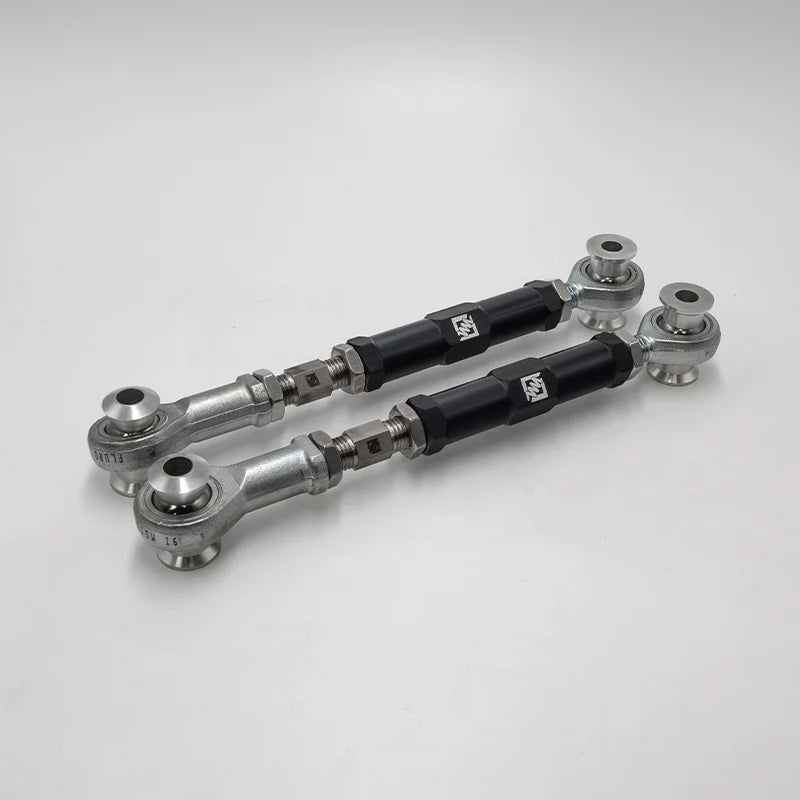 Suspension Secrets adjustable rear upper third link arms, pair on a white background - Suspension Secrets