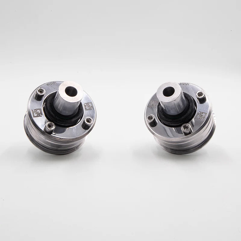 Suspension Secrets solid front control arm bushes, pair on a white background - Suspension Secrets