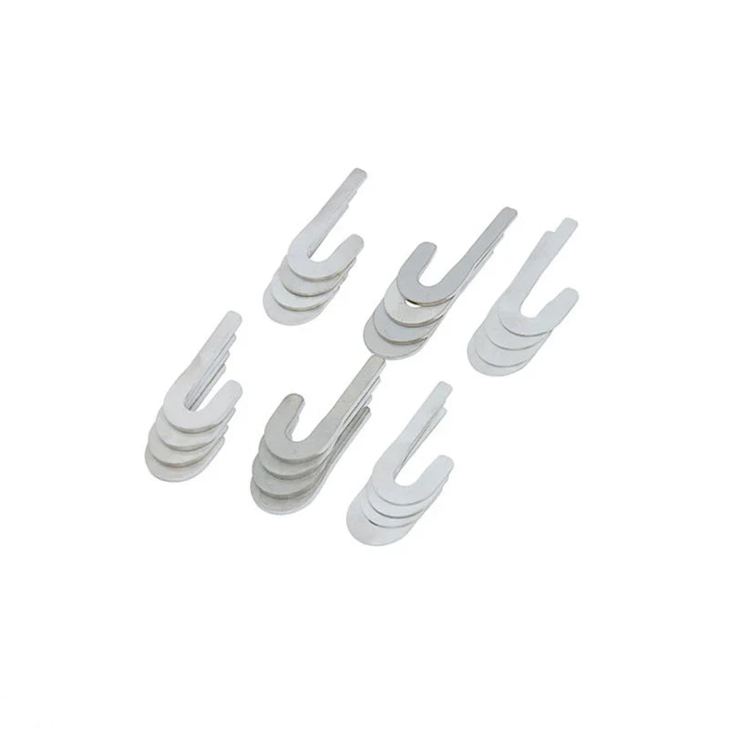 Suspension Secrets camber shim kit, J-shaped stainless shims in six stacks - Suspension Secrets