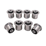 Suspension Secrets upper wishbone monoballs, set of eight billet aluminium bushes - Suspension Secrets Thumbnail