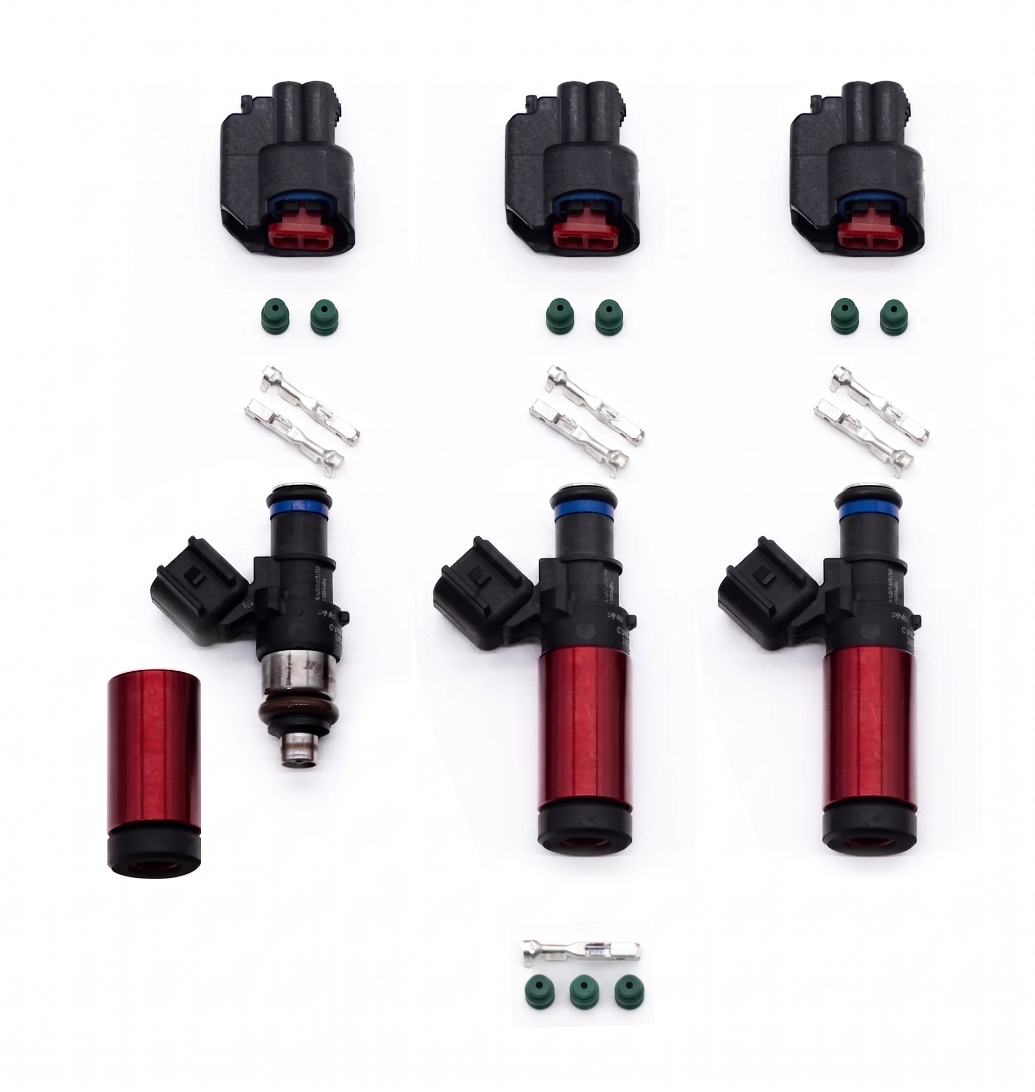 Injector Dynamics Fuel Injectors - Toyota GR Yaris (GXPA16) / GR Corolla (GZEA14) / Lexus LBX Morizo RR - G16E-GTS Set of 3