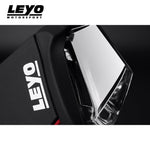 LEYO clear key base & cover – close-up of clear base with LEYO logo - LEYO Thumbnail
