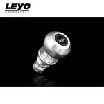 LEYO billet DSG shift knob – silver knob three-quarter view - LEYO Thumbnail
