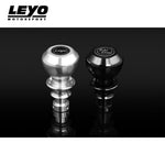 LEYO billet DSG shift knob – silver and black knob side profiles - LEYO Thumbnail