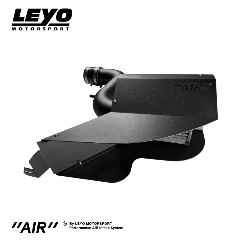 LEYO cold air intake – Golf 1.4 TSI Twincharger – assembled with AIR heat shield, side view