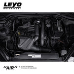 LEYO V2 cold air intake – fitted, wide engine bay view from above - LEYO Thumbnail