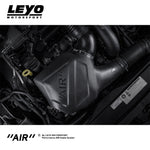 LEYO V2 cold air intake – fitted, airbox lid close-up in the engine bay - LEYO Thumbnail