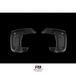 LEYO Pro folding paddle shift extensions – black pair with arms folded - LEYO Thumbnail