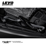 LEYO turbo charge pipe – MQB – fitted pipework viewed from underneath - LEYO Thumbnail