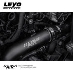 LEYO turbo charge pipe – MQB – aluminium pipe fitted, close-up of coupler - LEYO Thumbnail