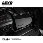 LEYO MQB cold air intake V2 – Golf GTI – airbox lid fitted, top-down close-up - LEYO Thumbnail