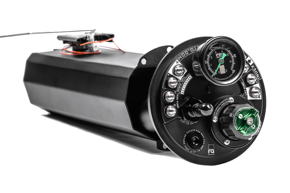 Radium Can-Am Maverick FHST - top of the hanger with gauge, regulator knob and electrical studs