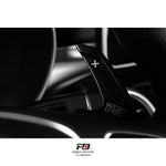 LEYO billet paddle shift extensions – Mercedes-Benz – fitted plus paddle close-up - LEYO Thumbnail