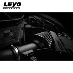 LEYO cold air intake – MINI Cooper S F56 – filter and heat shield fitted, side view - LEYO Thumbnail