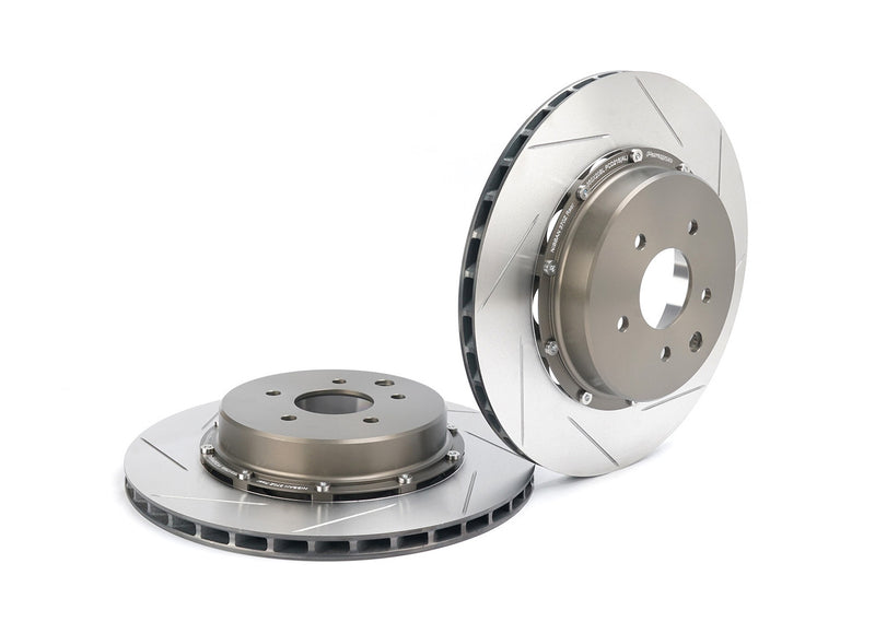 Paragon 2-Piece Rear Brake Rotor Pair - Nissan 370Z Z34 / Nissan Z - 350x20mm - Chicane Australia - Paragon