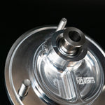 Suspension Secrets Stage 1 rear camber plate, close-up of the offset bearing and logo - Suspension Secrets Thumbnail