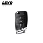 LEYO clear key base & cover – VW flip key with clear base, button side - LEYO Thumbnail
