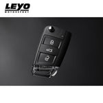 LEYO clear key base & cover – flip key with clear base, button side on grey - LEYO Thumbnail