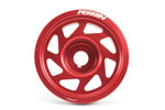 PERRIN Lightweight Crank Pulley - Subaru Impreza/WRX (GDA/GGA/GE8/GH8) STI (GDB/GRF/GVF) / Forester (SG9/SH9) / Liberty/Outback (BL9/BP9/BM9/BR9) - No AC - PERRIN Thumbnail