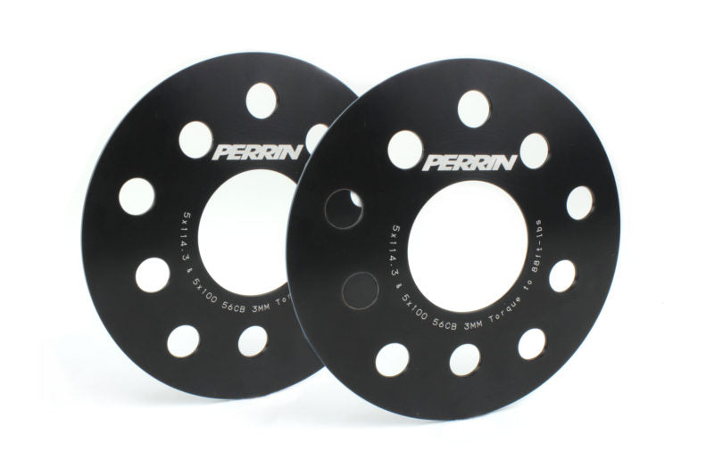 PERRIN Wheel Spacers 3mm - Subaru WRX/STI (GDA/GGA/GE8/GH8/GF8/GV8/GR8/GDB/GRF/GVF/VAG/VAB/VBH/VNH) Forester (SG9/SH9/SJG/SK) BRZ (ZC6/ZD8) / Toyota 86 (ZN6) - PERRIN