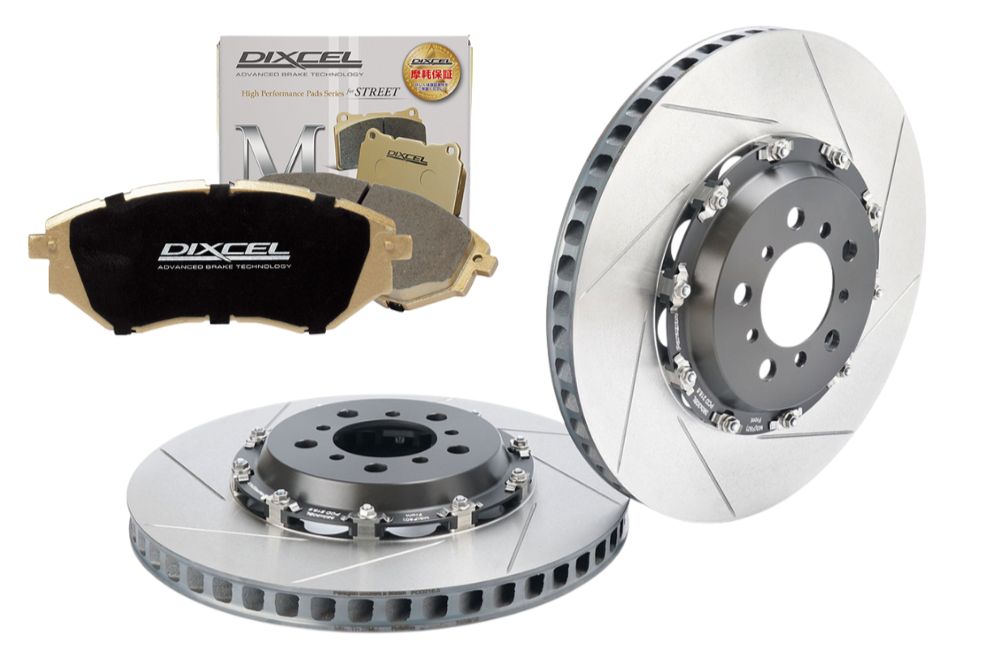 Paragon 2-Piece Front Rotors + Dixcel M Type Brake Pads – BMW M2 G87/M3 G80/ M4 G82 – 380 x 36mm - Chicane Australia