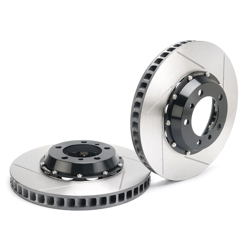 Paragon 2-piece front rotor pair 350 x 34mm with black hats – Porsche 911 Carrera S / 4S (992) - Paragon