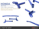 HARDRACE Front Lower 4-Point Brace - Honda CR-V (RM) - Image 7 - HARDRACE Thumbnail