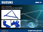 HARDRACE Front Lower Brace - Suzuki Ignis (MF) - Image 2 - HARDRACE Thumbnail