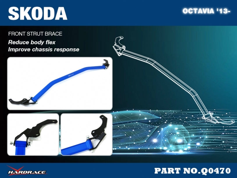 HARDRACE Front Strut Bar - Skoda Octavia (Mk3/5E) - Image 2